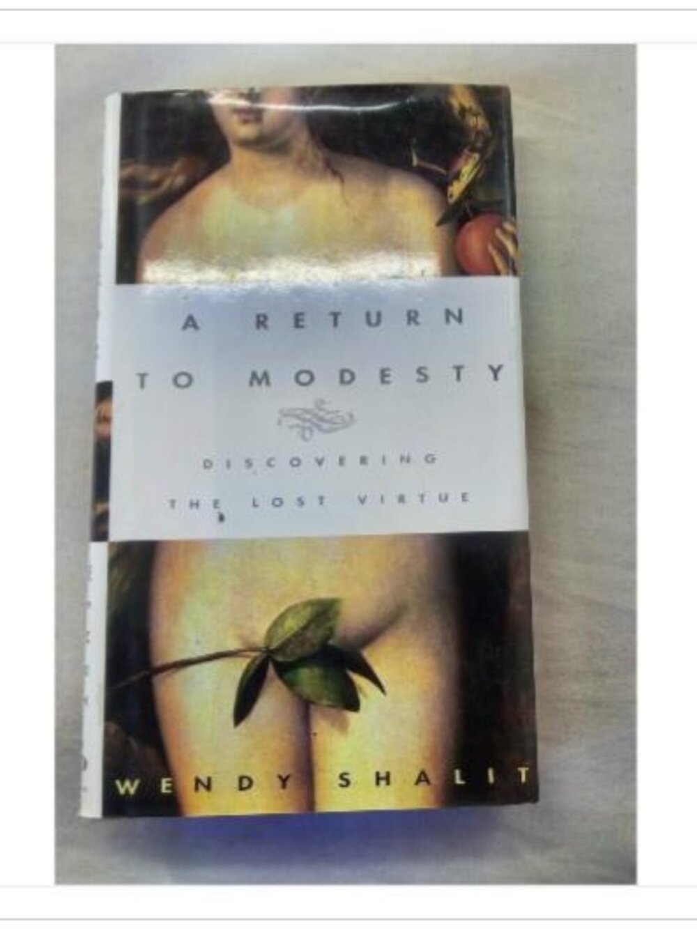 A Return to Modesty: Discovering the Lost Virtue Wendy Shalit 1999 Hardcover